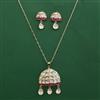 Kundan Classic Pendant Set with Carat Plating
