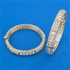 Kundan Openable Bangles with Carat Plating