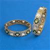 Kundan 2 Pc Openable Bangles with Rajwadi Matte Plating
