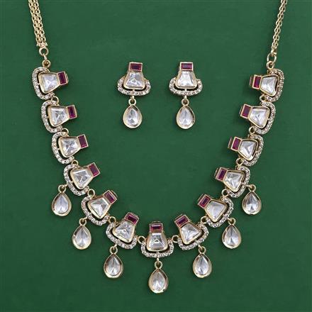 Kundan Classic Necklace with Carat Plating