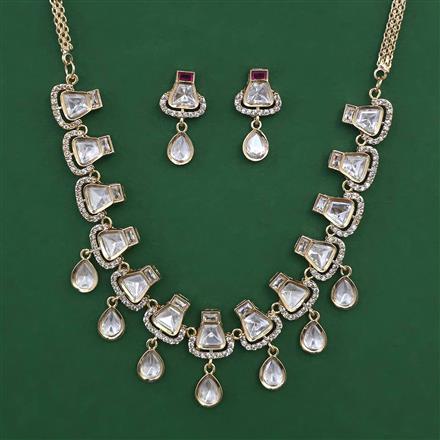 Kundan Classic Necklace with Carat Plating