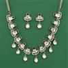 Kundan Classic Necklace with Mehndi Plating