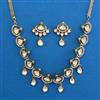 Kundan Classic Necklace with Mehndi Plating