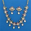 Kundan Classic Necklace with Mehndi Plating