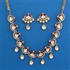 Kundan Classic Necklace with Mehndi Plating