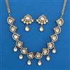 Kundan Classic Necklace with Mehndi Plating