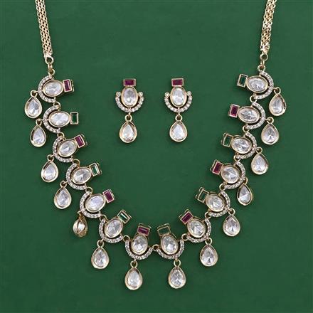 Kundan Classic Necklace with Carat Plating
