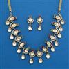 Kundan Classic Necklace with Mehndi Plating