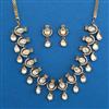 Kundan Classic Necklace with Mehndi Plating