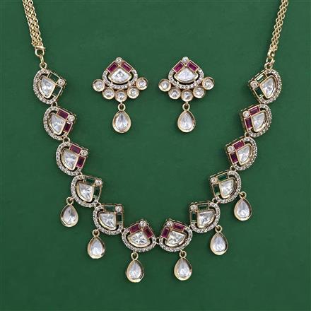 Kundan Classic Necklace with Carat Plating