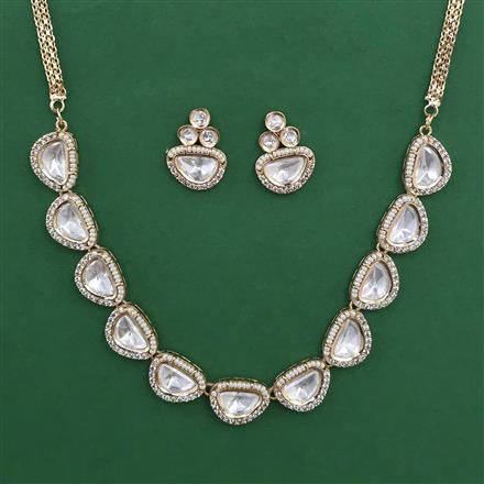 Kundan Classic Necklace with Carat Plating