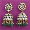 Kundan Jhumki with Victorian Plating