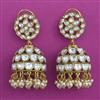 Kundan Jhumki with Victorian Plating