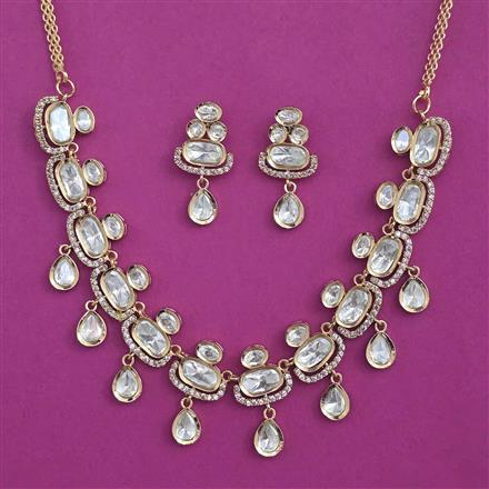 Kundan Classic Necklace with Carat Plating