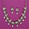 Kundan Classic Necklace with Mehndi Plating
