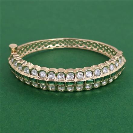 Kundan Openable kada with Carat Plating
