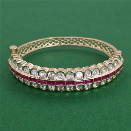 Kundan Openable kada with Carat Plating
