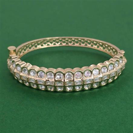 Kundan Openable kada with Carat Plating