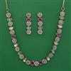 Kundan Classic Necklace with Mehndi Plating