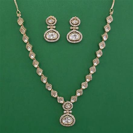 Kundan Classic Necklace with Carat Plating
