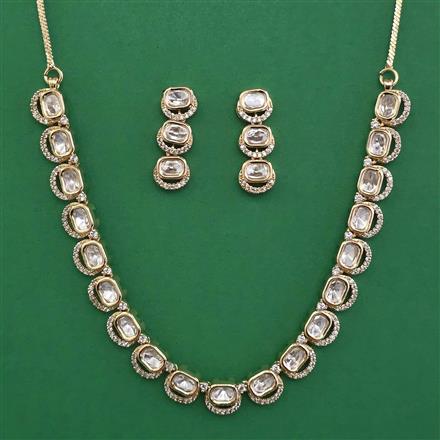 Kundan Classic Necklace with Carat Plating