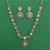 Kundan Classic Necklace with Mehndi Plating