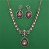 Kundan Classic Necklace with Mehndi Plating