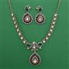 Kundan Classic Necklace with Mehndi Plating