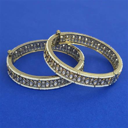 Kundan 2 Pc with Victorian Plating
