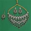 Kundan Mukut Necklace with Mehndi Plating