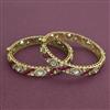 Kundan 2 Pc Openable Bangles with Rajwadi Matte Plating