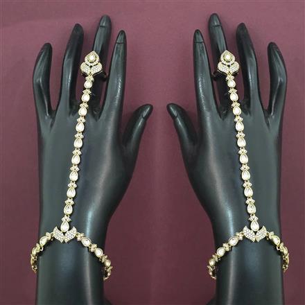 Kundan Adjustable Hath Pan with Mehndi Plating