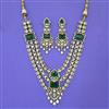 Kundan Layered Necklace with Mehndi Plating