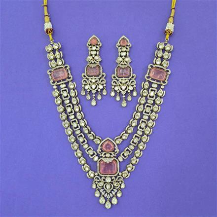 Kundan Layered Necklace with Mehndi Plating