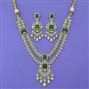 Kundan Layered Necklace with Mehndi Plating