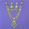 Kundan Layered Necklace with Mehndi Plating