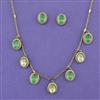 Kundan Classic Necklace with Mehndi Plating