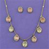 Kundan Classic Necklace with Mehndi Plating
