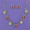 Kundan Classic Necklace with Mehndi Plating
