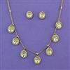 Kundan Classic Necklace with Mehndi Plating