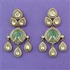 Kundan Classic Earring with Mehndi Plating