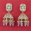 Kundan Jhumki with Carat Plating