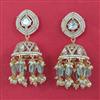 Kundan Jhumki with Carat Plating