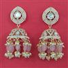 Kundan Jhumki with Carat Plating