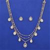 Kundan Layered Necklace with Carat Plating