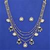Kundan Layered Necklace with Carat Plating