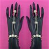Kundan Adjustable Hath Pan with Mehndi Plating Carat Plating