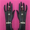 Kundan Adjustable Hath Pan with Mehndi Plating Carat Plating