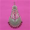 Kundan Pearl Pasa with Mehndi Plating