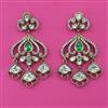 Kundan Classic Earring with Mehndi Plating